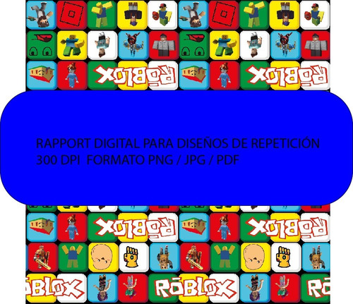 Rapport Digital Listo Para Sublimar Tiktok Roblox Varios
