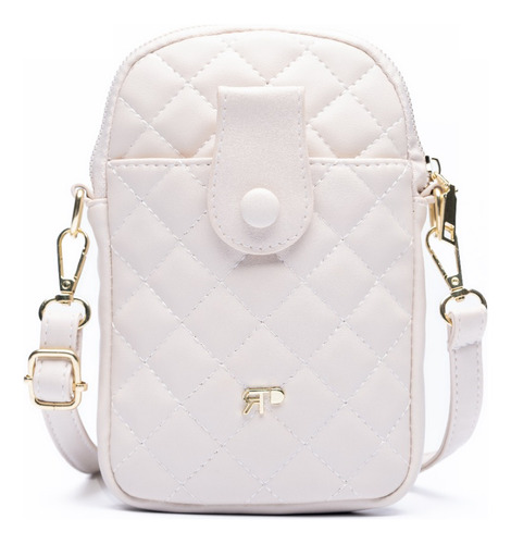 Bolsa Transversal Pequena Cor Off White