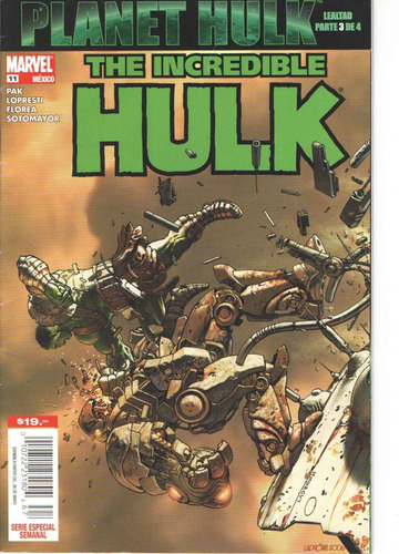 Comic Marvel Planet Hulk The Incredible Hulk 11 #11 Español 