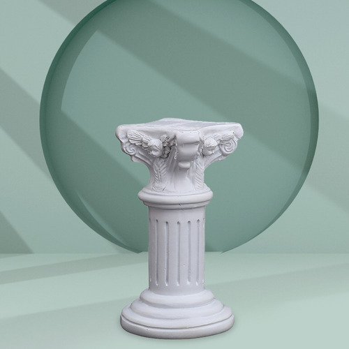 Estatua De Columna Griega Con Pilar Romano Creativo, Pedesta