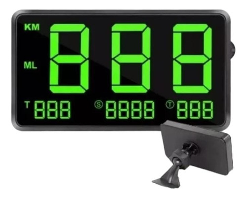 Velocímetro Digital C80 4,5 Pulgadas Con Alarma De Velocidad