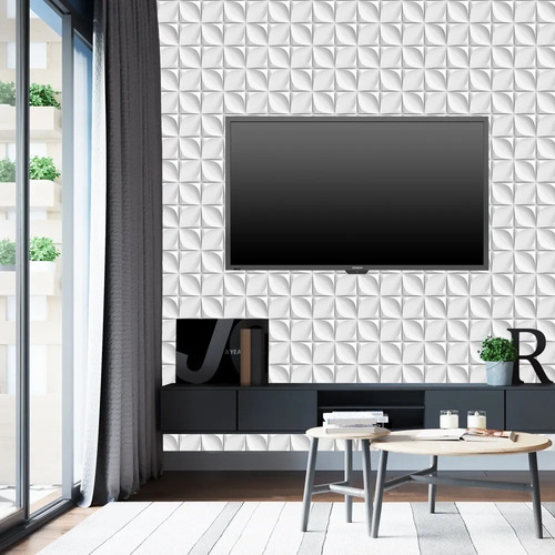 Papel De Parede 3d Premium Adesivo Geométrico Lavavel - D-42