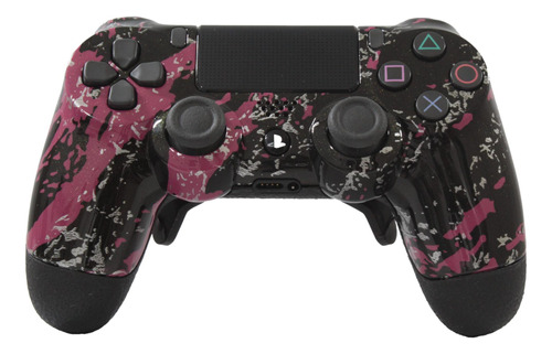 Controle Stelf Ps4 Com Grip Abstract Pink