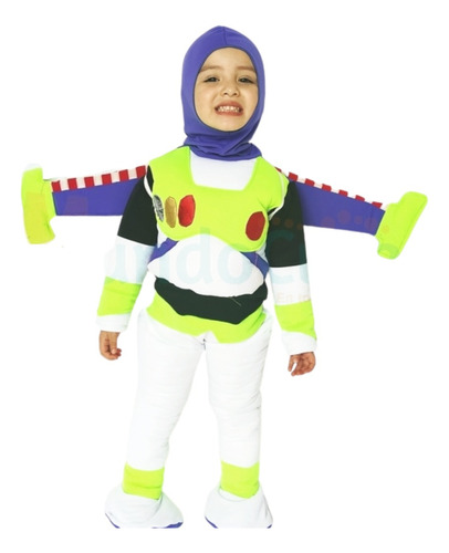 Imagen 1 de 5 de Disfraz Buzz Lightyear Niño Toy Story Boss Lightyear Premium