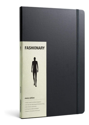Fashionary Sketchbook Men A5 Cuaderno De Bocetos 14x21cm