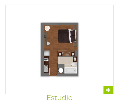 Departamento Estudio, Excelente Ubicación