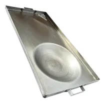 Comprar Comal\u002Fplancha Gas Hogar  Bola Abajo Acero Inoxidable 80x40