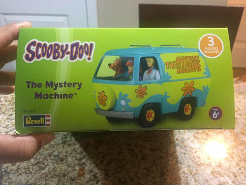 1/24 Mystery Machine Scooby Doo Camioneta Armable Van Nueva