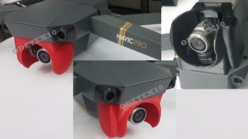 Imagem 6 de 8 de Dji Mavic 8 Pecas Protetor Camera Case Trem Gimbal Controle