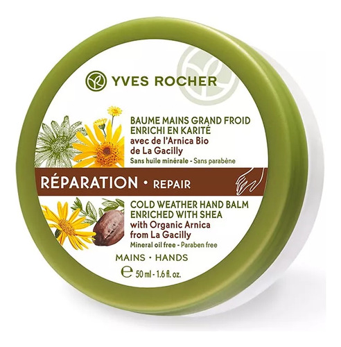 Yves Rocher Sv Bálsamo Para Manos Con Karite Pur Arnica Nutr Karité