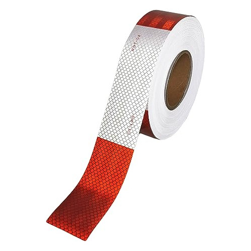 Gwikylo Dot - Cinta Reflectante De Remolque Rojo Y Blanco, 2