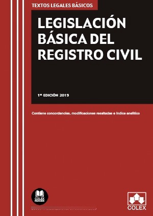 Libro - Legislación Básica Del Registro Civil 
