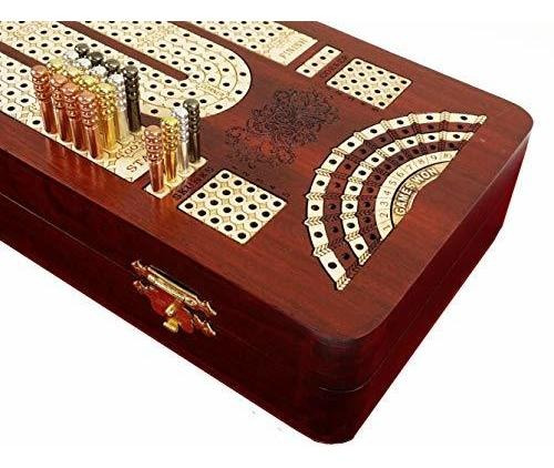 Tablero De Cribbage Continuo De 14  Con Almacenamiento