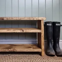 Comprar Recibidor Madera Rustico Estilo Campo Estanteria Canada