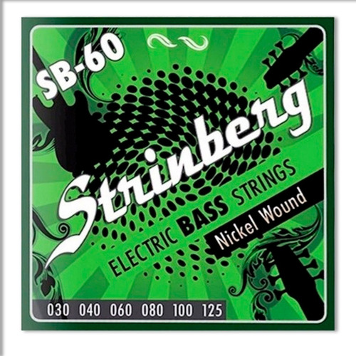 Imagem 2 de 2 de Encordoamento Contra Baixo 6 Cordas 30 Strinberg Sb60 Nickel