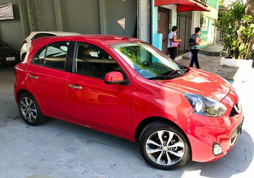 Nissan March 1.6 Sl Automático 2017 Vermelho