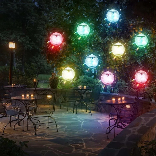 4pcs Rgb Mudança De Cor Flutuante Solar Piscina Luzes A