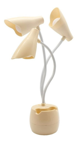 Imagen 4 de 7 de Lámpara Led Portacelular Buró Escritorio Lapicero Recargable Usb Colores Luz Blanca Cuello Flexible Minimalista Qy-a2