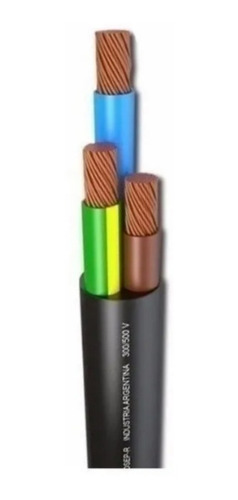 Cable Tipo Taller 3 X 4 Argemplas Normalizado Negro