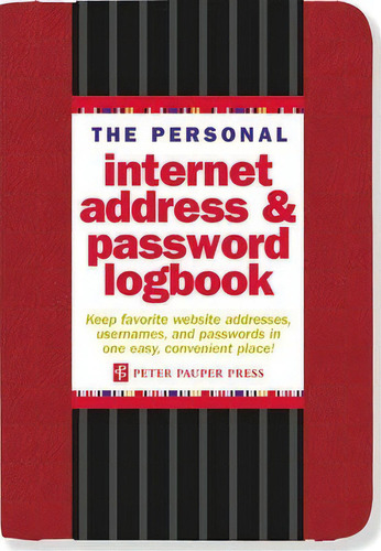 Internet Address Password Log Red, De Inc Peter Pauper Press. Editorial Peter Pauper Press Inc,us En Inglés