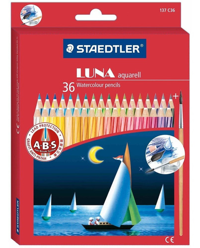 Juego De 36 Lapices De Colores Acuareleables | Staedtler