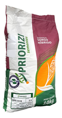 Sorgo Híbrido 10kg Sementes Priorizi Qualidade P/ Plantio