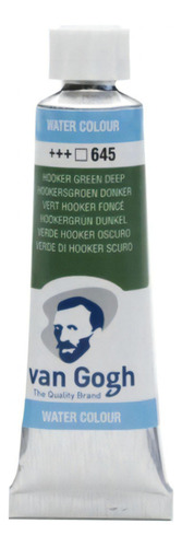 Tinta Aquarela 10ml Talens Van Gogh S1 Hooker Green Deep 645