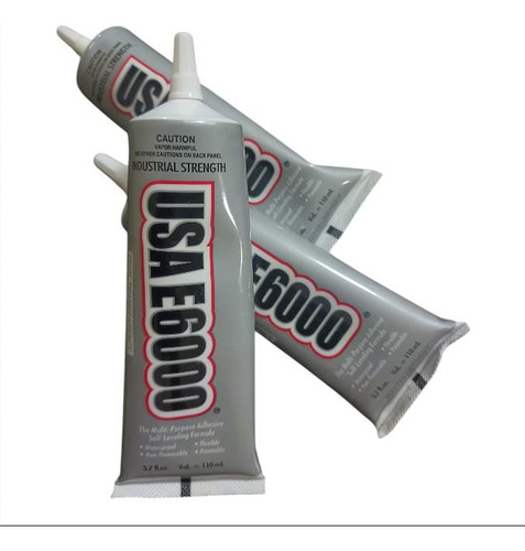 E6000 Pegamento Industrial De 110ml, Te Pega Tela,vidrio,etc Transparente