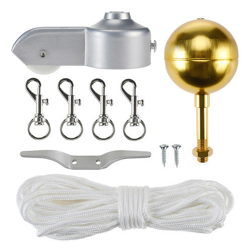 Kit De Reparación De Hardware De Poste De Bandera Para
