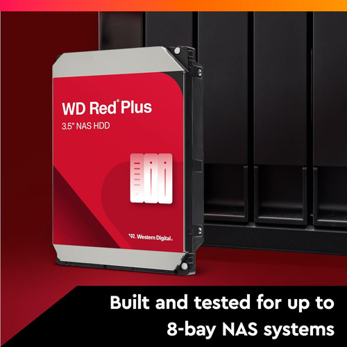Western Digital Wd Red Plus De 8 Tb Nas Disco Duro Interno H