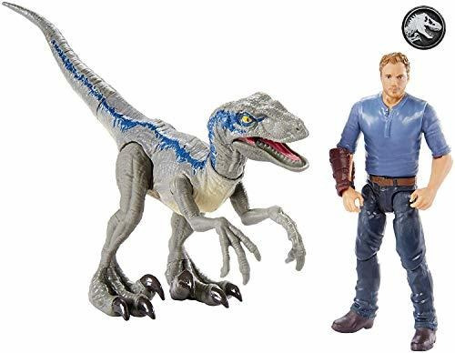 Jurassic World Velociraptor Blue Y Owen Figure Pack