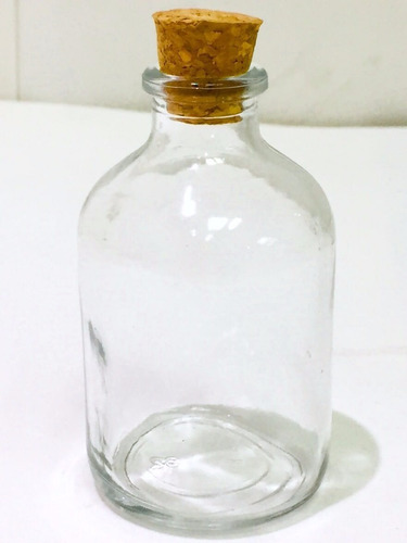 400 Mini Frascos De Vidrio 40 Ml. Recuerdo Con Corcho