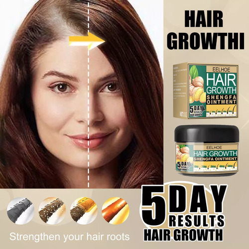 1 Crema Para El Crecimiento Del Cabello Con Aceite De Jengib