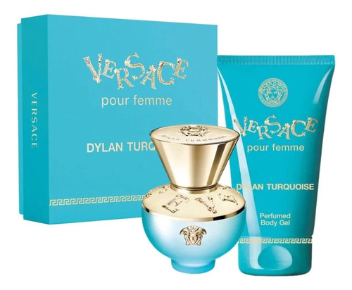 Versace - Dylan Turquoise Estuche Perfume + Locion Perfumada