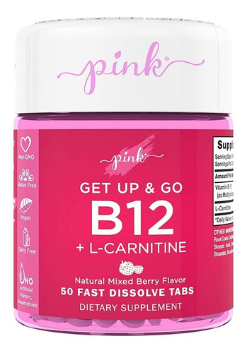 Vitamina B12 L-carnitina 50 Tb - Unidad a $2878