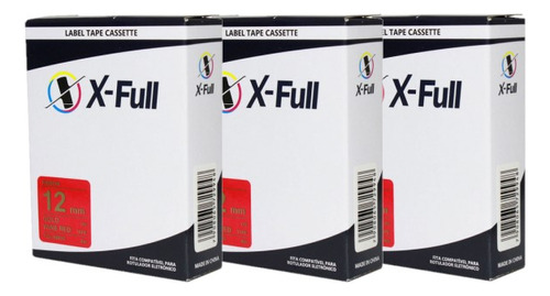 3x Fita Decorativa Cetim Compativel Brother D210 P700 Xfull