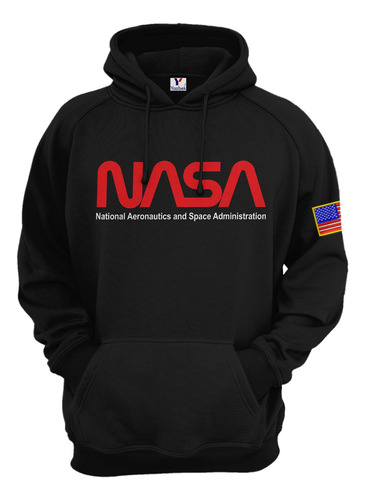 Sudadera Nasa, Unisex Con Capucha 02