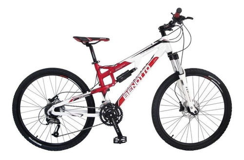 Bicicleta Benotto Mtb Ds900 R27.5 27v Doble Disco Hidraulico Color Rojo/blanco Talla Ml Tamaño Del Cuadro Ml