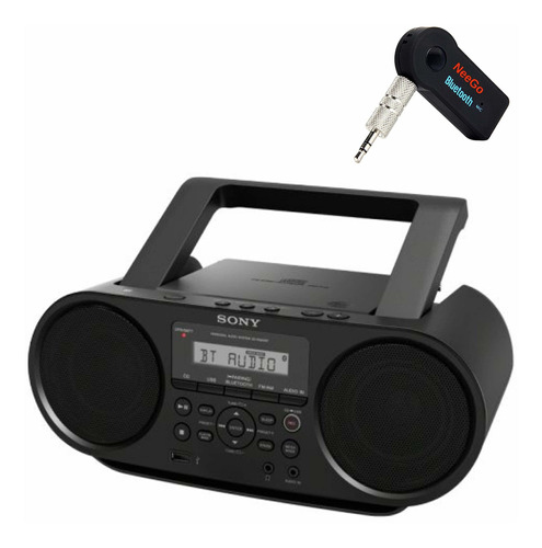 Sony - Reproductor De Cd Portátil Boombox, Sistema De Sonido