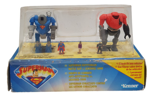 Microverse Superman Kryptonian Traje De Batalla Kenner 1996