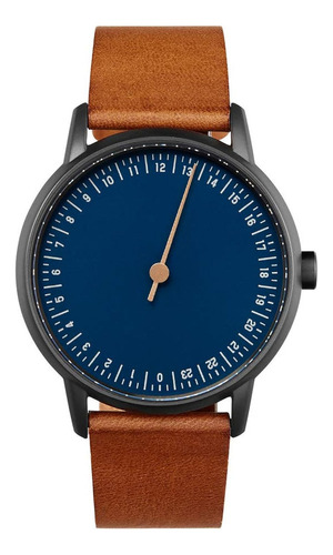 Round 11 - Brown Leather, Anthracite Case, Blue Dial
