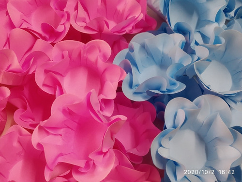 Imagem 7 de 7 de 100 Forminhas De Doce Casamento Aniversário Flor Promoção