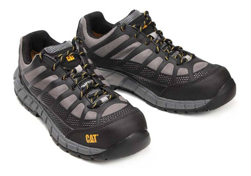 Imagen 3 de 4 de Tenis Caterpillar Para Hombre P90285 Negro/gris