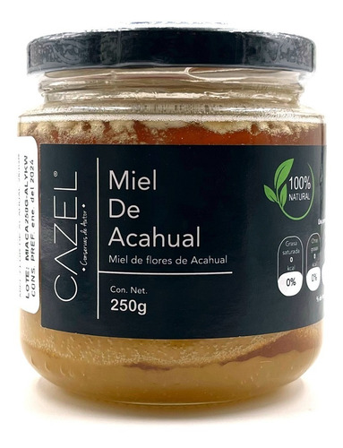 Miel De Flor De Acahual Pura Natural Oaxaca 250g