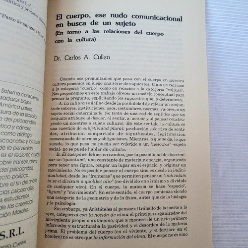 Imagen 7 de 8 de El Cuerpo Malestar De La Cultura Revista Argen Psicologia 41