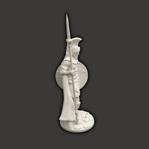 Soldado Espartano Agesilas, Escala 1/16 (12cm), Color Blanco