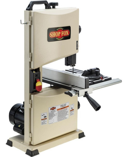 Imagen 2 de 10 de Sierra Cinta Caladora Shop Fox 9 1/3 Hp W1878 Carpintero