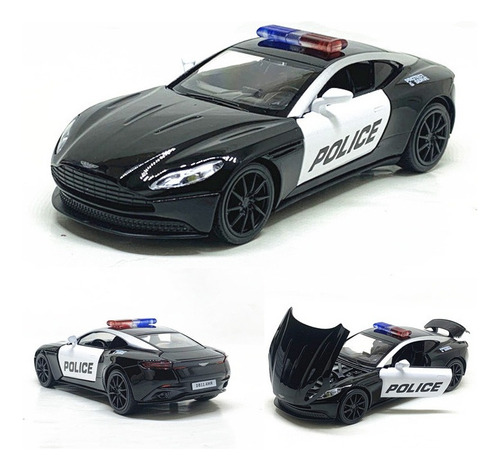 D Aston Martin Db11 Amr Miniatura Metal Coches De Policía