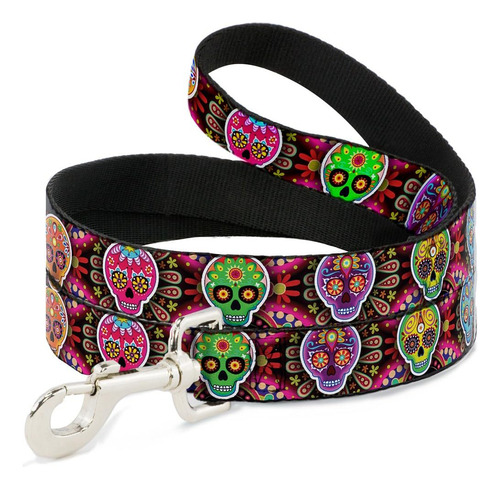 Correa Para Mascotas Con Hebilla - Seis Calaveras De AzĂșcar
