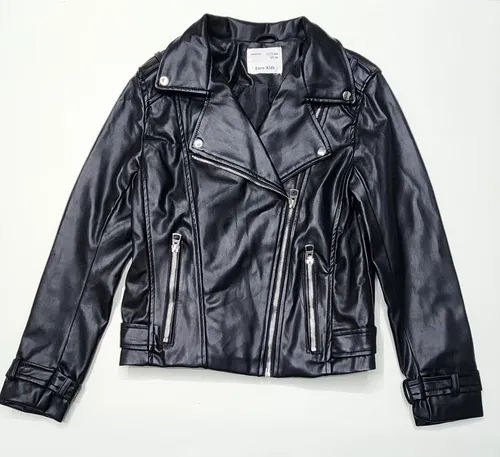 Campera de cuero para niña zara new arrivals